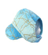 Turquoise and Gold Cap