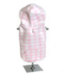 Pink check fleece