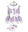 Lilac Polka dot dress